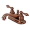Kingston Brass KB606AL Restoration 4" Centerset Bathroom Faucet, Antique Copper KB606AL - alternate 1